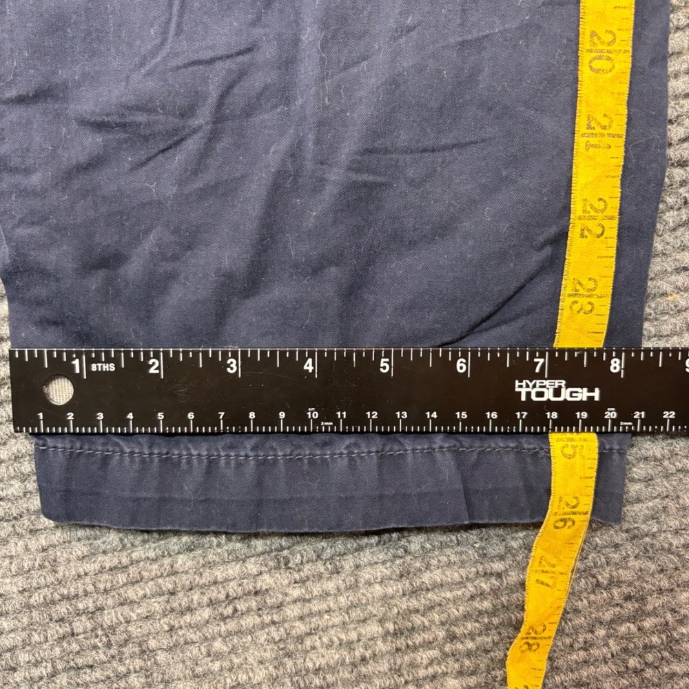 Lauren Ralph Lauren Navy Blue Cotton Cargo Utility Pants / Capris Women 12 - Picture 5 of 5